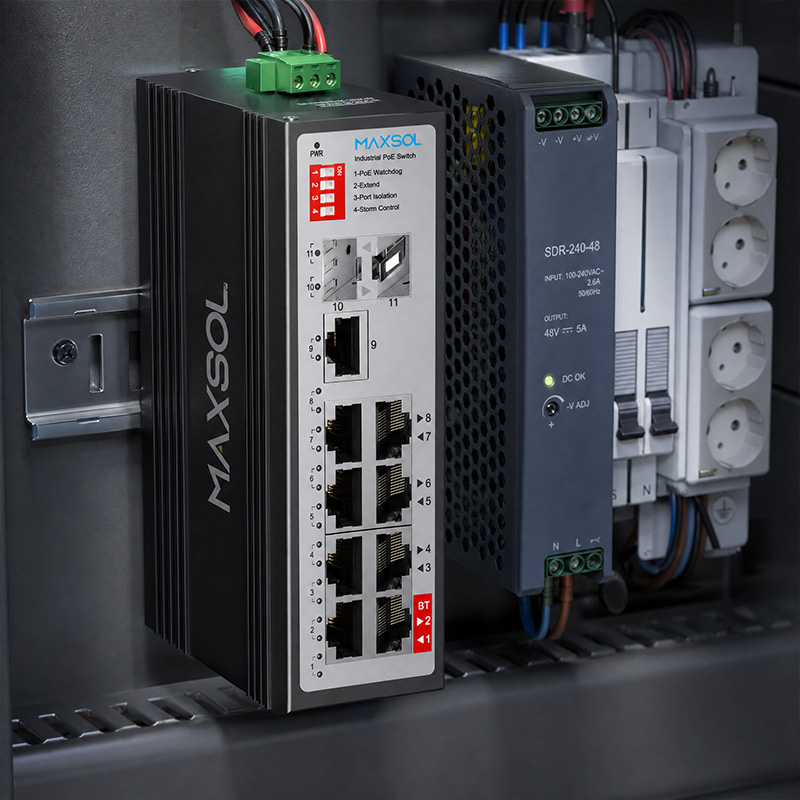 Switch PoE++ 802.3bt de 90 W: cómo elegirlo