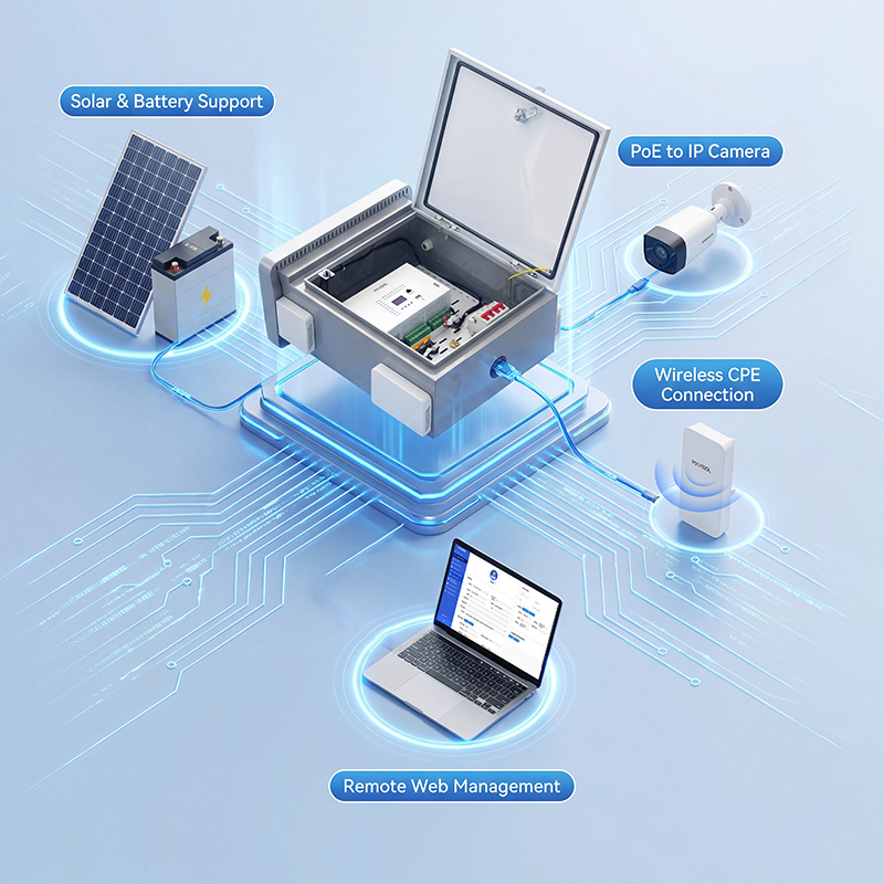 Cómo dimensionar un sistema solar aislado para CCTV