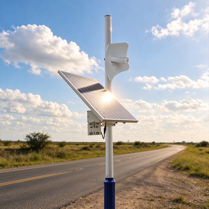 Cómo combinar energía solar y PoE en redes aisladas