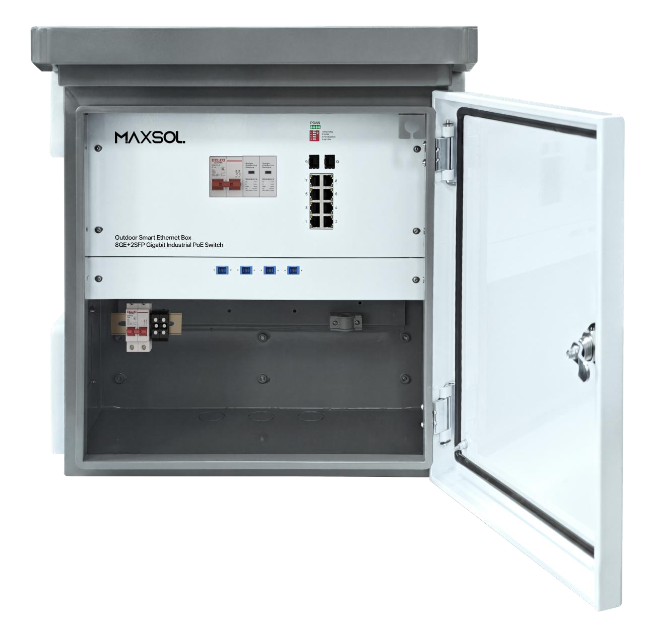Caja Ethernet inteligente para exteriores