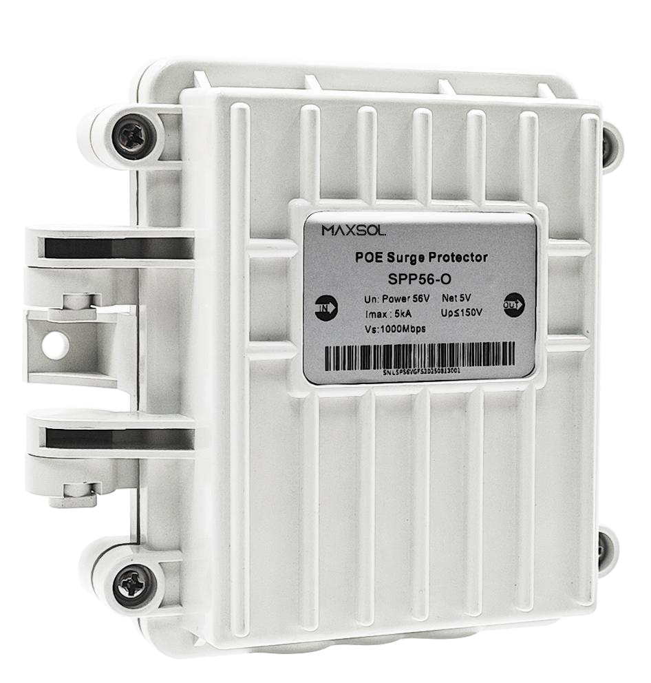 Protector de sobretensiones PoE para exteriores