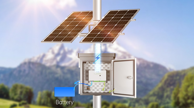 Controlador solar incorporado 20A